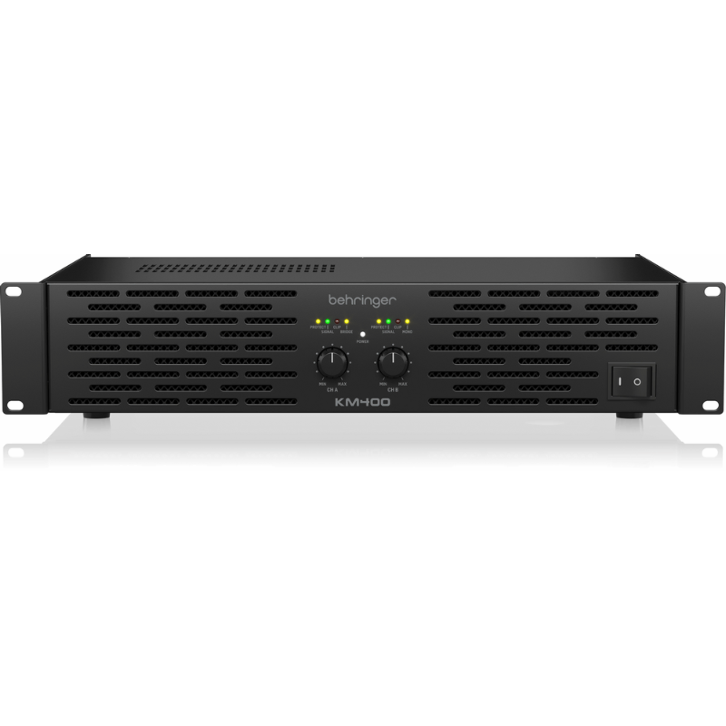 Behringer KM400 400-Watt Professional Stereo Power Amplifier — view 3