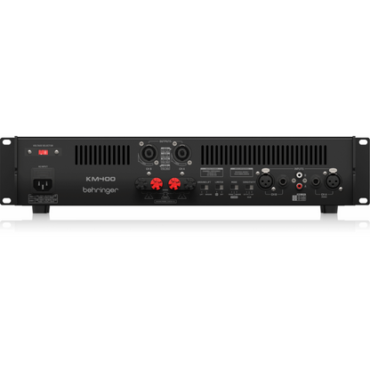 Behringer KM400 400-Watt Professional Stereo Power Amplifier — view 2