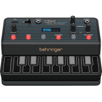 Behringer UB-1 Portable Analogue Synthesizer with Dual DCO OSCs, Sub and Noise Generator, Classic VCF and Arpeggiator — view 4