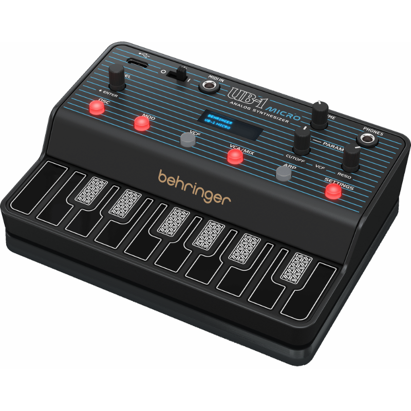 Behringer UB-1 Portable Analogue Synthesizer with Dual DCO OSCs, Sub and Noise Generator, Classic VCF and Arpeggiator — view 5