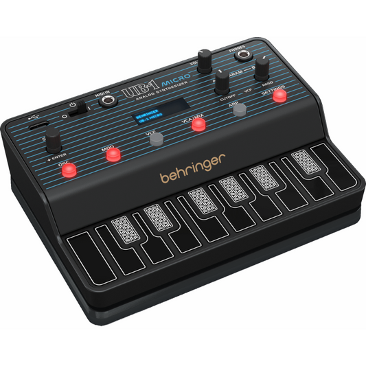 Behringer UB-1 Portable Analogue Synthesizer with Dual DCO OSCs, Sub and Noise Generator, Classic VCF and Arpeggiator