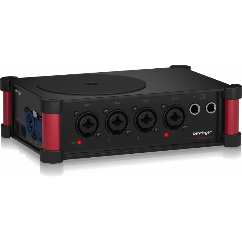 Behringer FLOW 4VIO StageConnect I/O Extender with 4 Microphone Preamps and USB Audio/MIDI — view 2