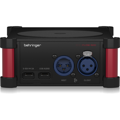 Behringer FLOW 4VIO StageConnect I/O Extender with 4 Microphone Preamps and USB Audio/MIDI — view 4