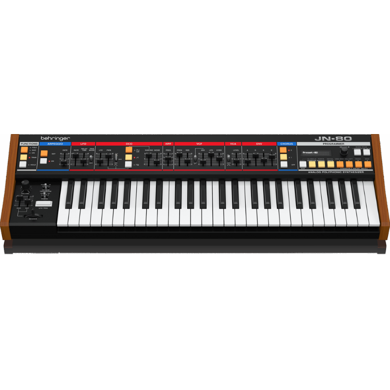 Behringer JN-80 Classic Analog 8 Voice Poly Synth with 3109 VCFs, BBD Chorus, 49-Key Keyboard and Aftertouch — view 3