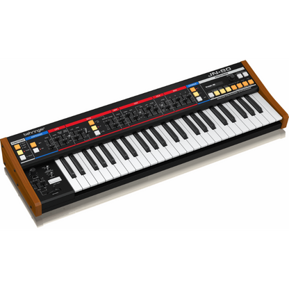 Behringer JN-80 Classic Analog 8 Voice Poly Synth with 3109 VCFs, BBD Chorus, 49-Key Keyboard and Aftertouch