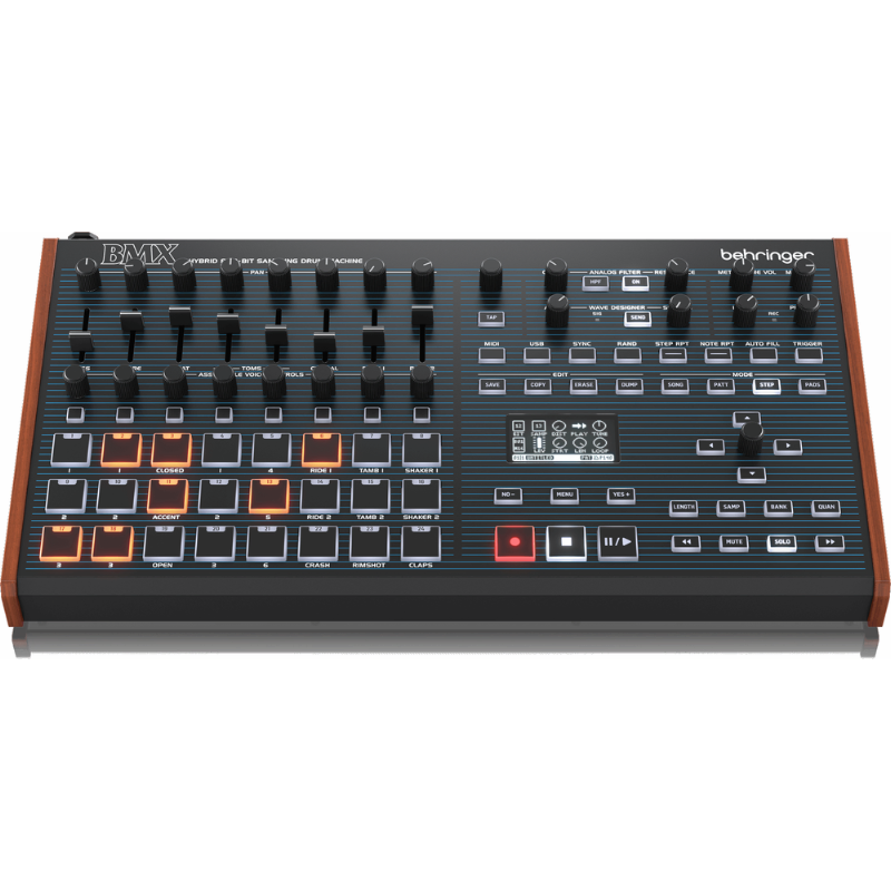 Behringer BMX Classic Hybrid Drum Machine with 64-Step Sequencer and Sample Recording — view 5