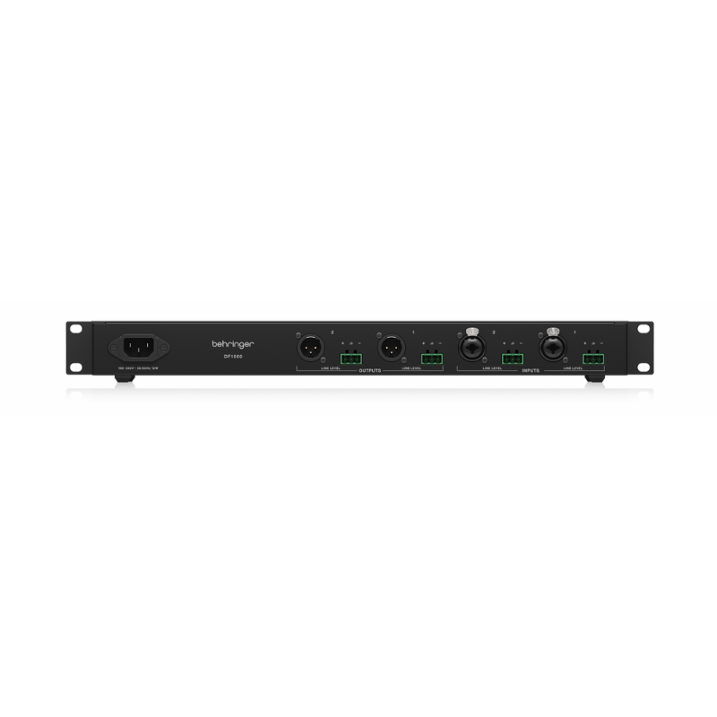 Behringer DF1000 2-Channel Feedback Suppressor with Intelligent Feedback Destroyer — view 5
