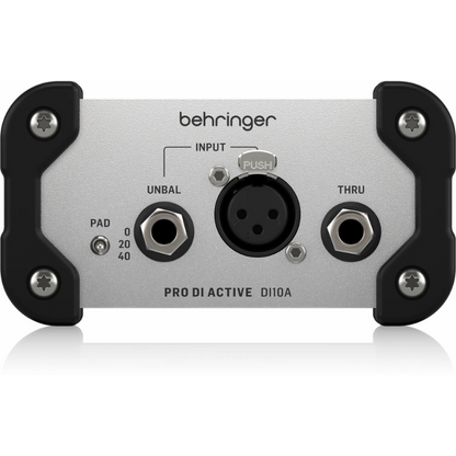 Behringer DI 10A Active Direct Injection Box for Stage and Studio Use