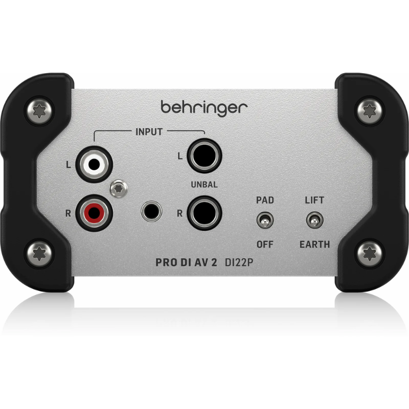 Behringer DI 22P Passive Stereo DI Box with Pro-Level Isolation