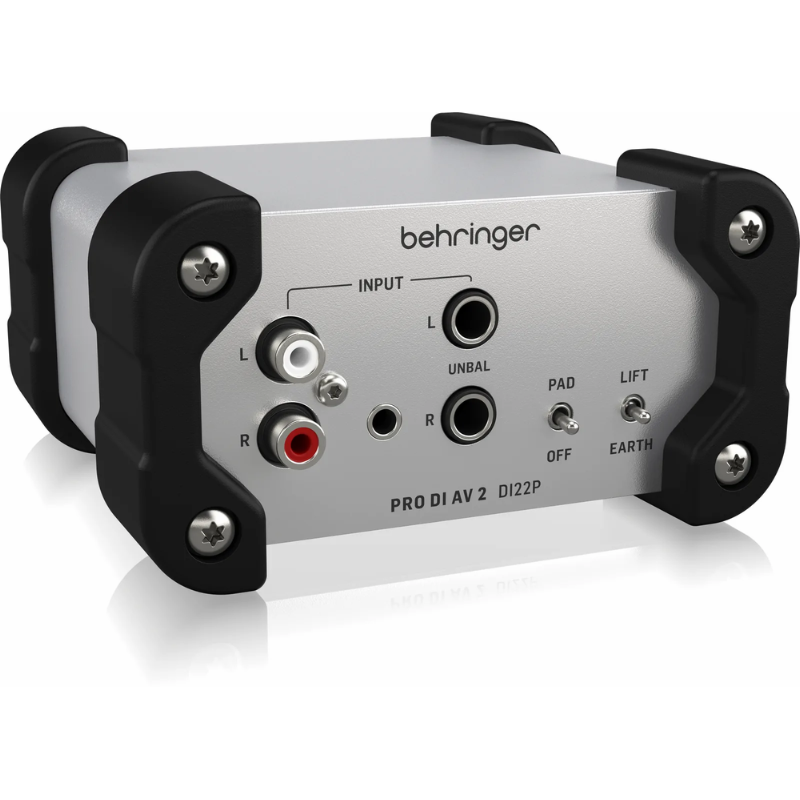 Behringer DI 22P Passive Stereo DI Box with Pro-Level Isolation — view 2