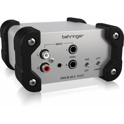 Behringer DI 22P Passive Stereo DI Box with Pro-Level Isolation — view 2