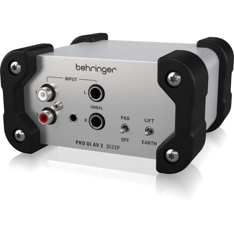 Behringer DI 22P Passive Stereo DI Box with Pro-Level Isolation — view 3