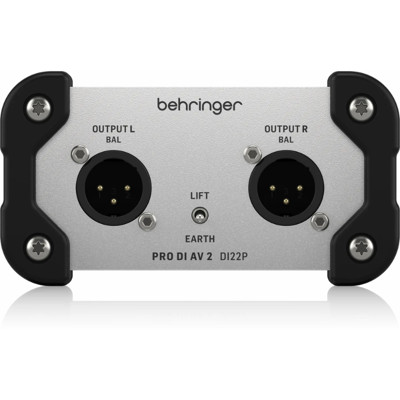 Behringer DI 22P Passive Stereo DI Box with Pro-Level Isolation — view 4