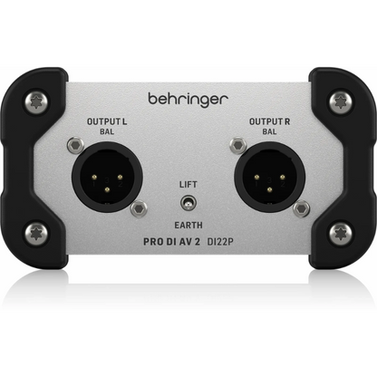 Behringer DI 22P Passive Stereo DI Box with Pro-Level Isolation — view 4