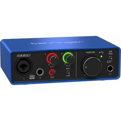 Behringer Dice 1U2 USB Audio Interface 192kHz 1 Mic Pre — view 2