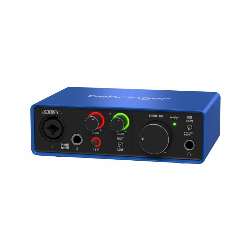 Behringer Dice 1U2 USB Audio Interface 192kHz 1 Mic Pre — view 3