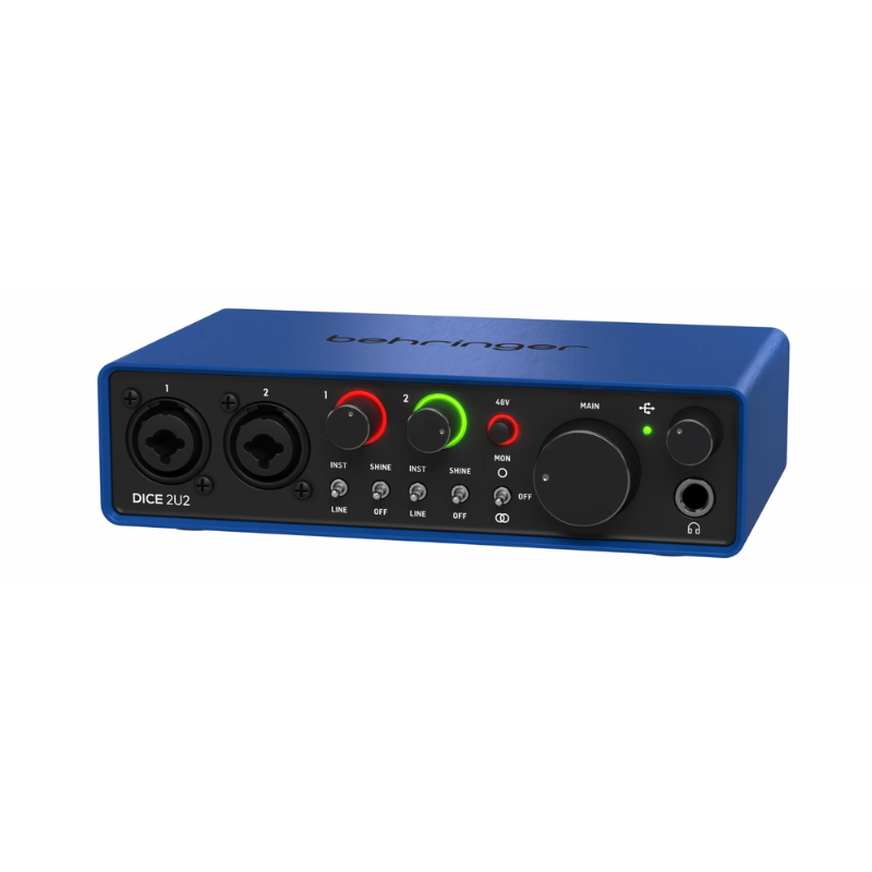 Behringer Dice 2U2 USB Audio Interface 192kHz 2 MIC Pre — view 3