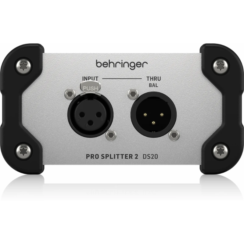 Behringer DS20 Passive Signal Splitter 1-In 2-Out for Pro Stage Use