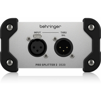 Behringer DS20 Passive Signal Splitter 1-In 2-Out for Pro Stage Use