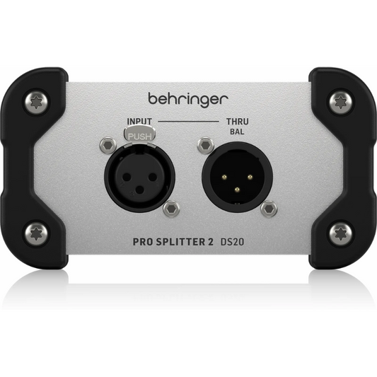 Behringer DS20 Passive Signal Splitter 1-In 2-Out for Pro Stage Use