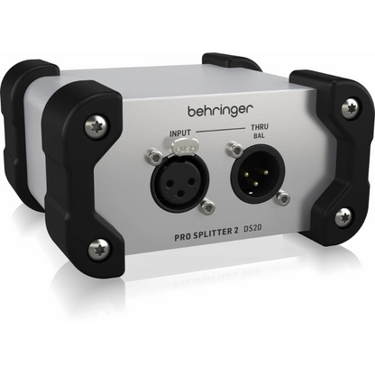Behringer DS20 Passive Signal Splitter 1-In 2-Out for Pro Stage Use — view 2