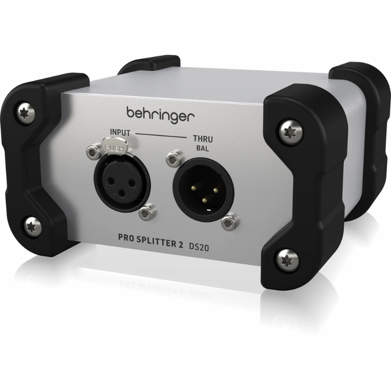 Behringer DS20 Passive Signal Splitter 1-In 2-Out for Pro Stage Use — view 3