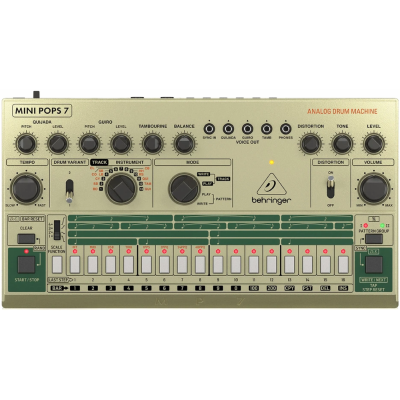 Behringer Mini Pops 7 Classic Analog Drum Machine