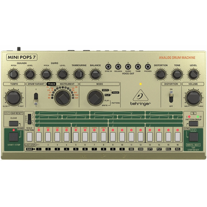 Behringer Mini Pops 7 Classic Analog Drum Machine