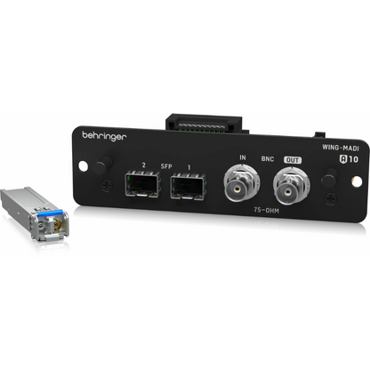 Behringer WING MADI Expansion Card 64x64-Channel Fiber Optic BNC — view 4