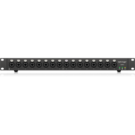 Behringer SC16-I StageConnect Interface 16 XLR Combo Line Inputs Ultranet In/Out Remote Power