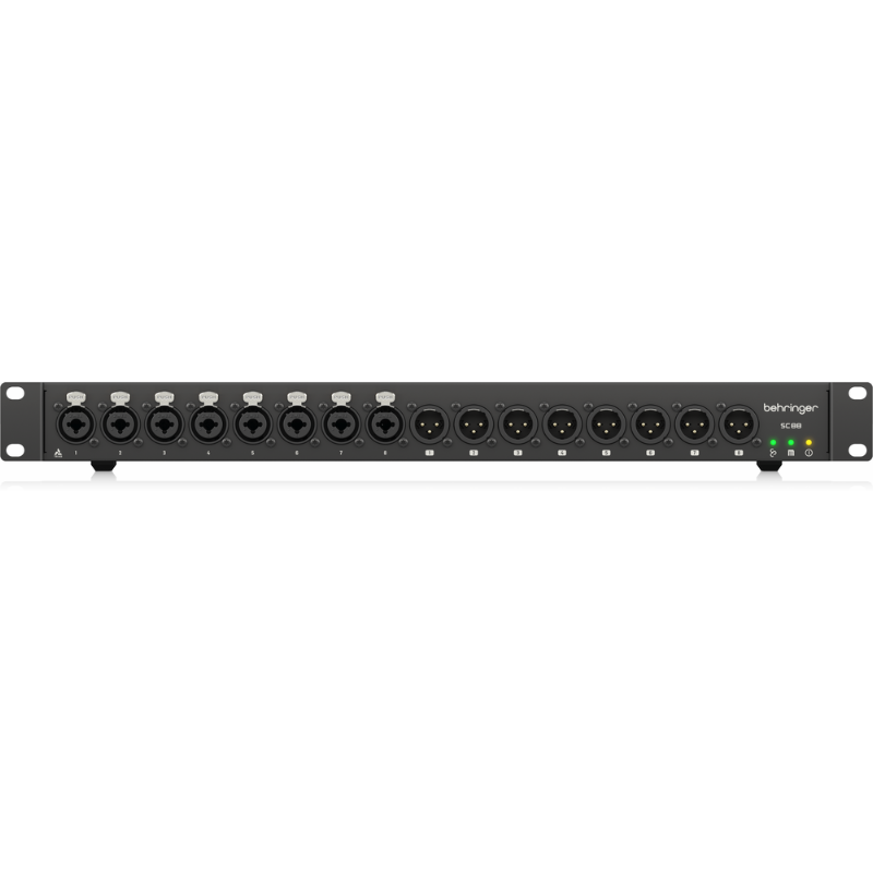 Behringer SC88 StageConnect Interface 8 XLR Outputs 8 Combo Line Inputs Ultranet In/Out Remote Power