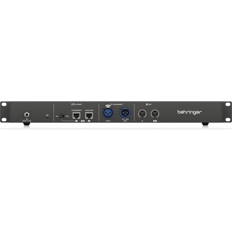 Behringer SC88 StageConnect Interface 8 XLR Outputs 8 Combo Line Inputs Ultranet In/Out Remote Power — view 4