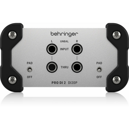 Behringer DI20P Passive Stereo DI Box for Stage Use