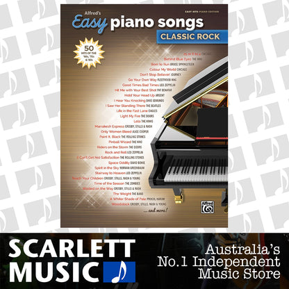 Alfred's Easy Piano Songs: Classic Rock — view 2