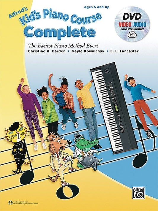 Alfred's Kid's Piano Course Complete Book/DVD/Oa