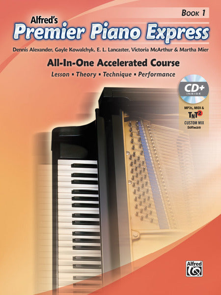 Alfred's Premier Piano Express Book 1 All-In-One Accelerated Course Music