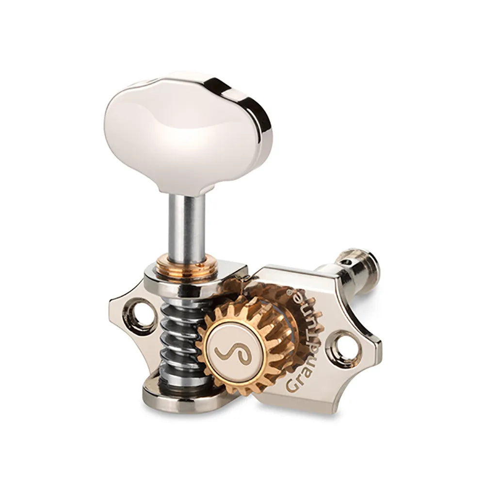 Schaller GrandTune 3/3 Machine Heads - Nickel Finish with Velvet-Tec Technology