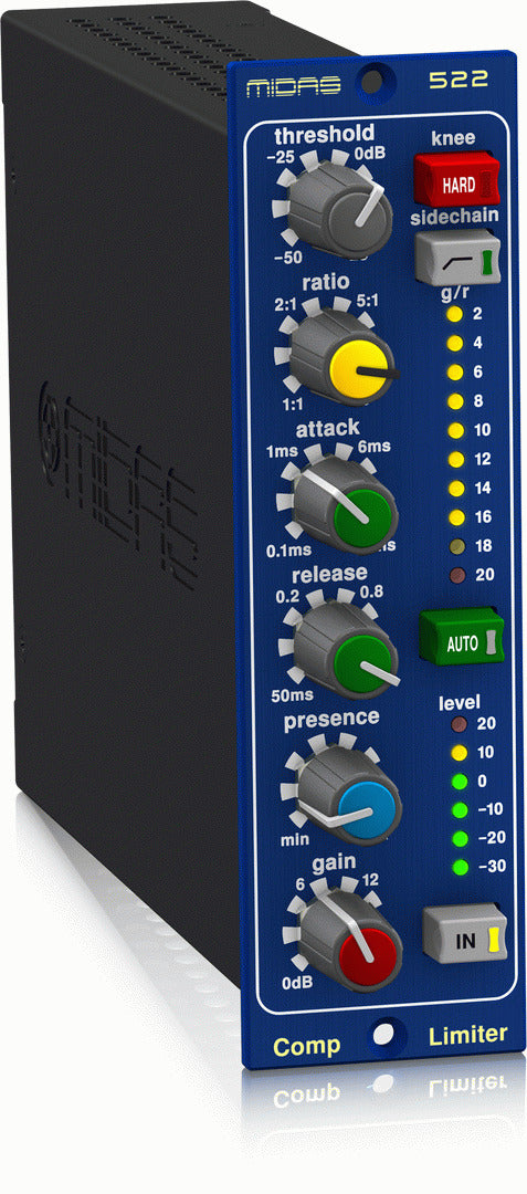Midas 500 Series Compressor Limiter 522 — view 2