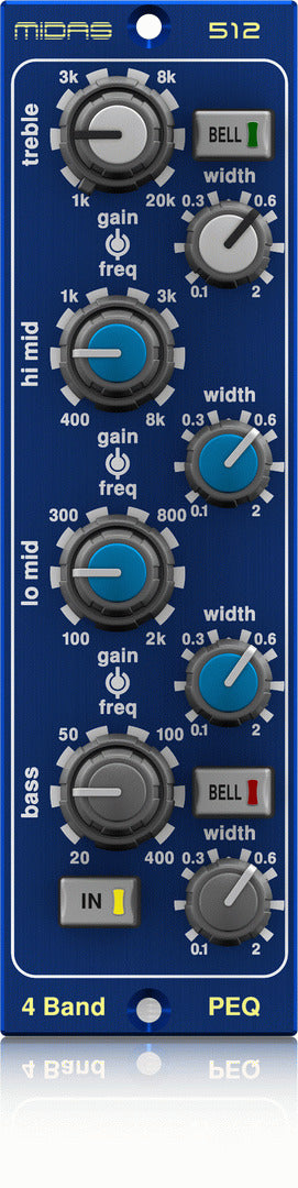 Midas 500 Series Parametric Equaliser 512 — view 2