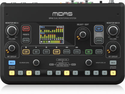 Midas Dp48 Dual Ch Personal Monitor Mixer