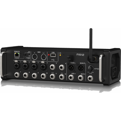 Midas MR12 12-Input Digital Mixer for iPad/Android with 4 Preamps, 8 Line Inputs, Wifi Module and USB Stereo Recorder — view 6