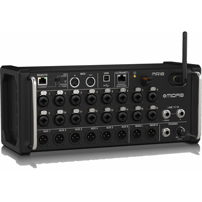 MIDAS MR18 18-Input Digital Mixer for iPad/Android with 16 Preamps, Wifi Module, Multi-Channel USB Audio Interface — view 2