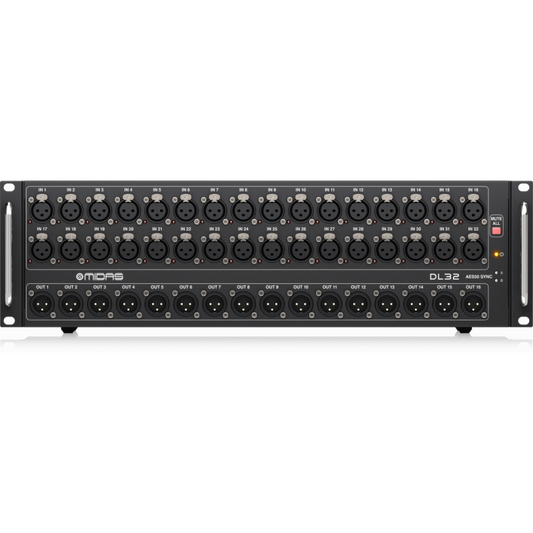Midas DL32 Stagebox 32 Input 16 Output with Microphone Preamplifiers, ULTRANET and ADAT Interfaces