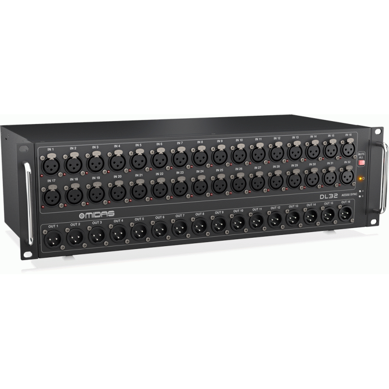 Midas DL32 Stagebox 32 Input 16 Output with Microphone Preamplifiers, ULTRANET and ADAT Interfaces — view 2