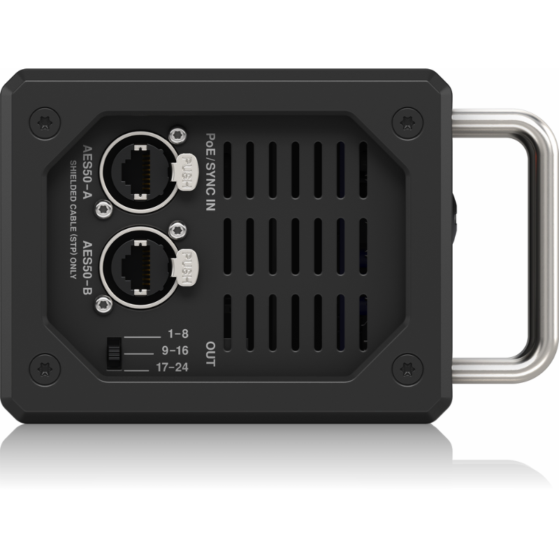 Midas DL8 PoE 8x8 Stage Box with Microphone Preamplifiers and ULTRANET Outputs — view 2