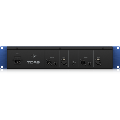 Midas XL4-2 2-Channel Class-A Vacuum Tube Microphone Preamplifier — view 2