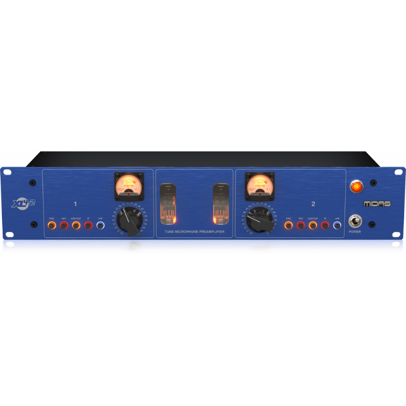 Midas XL4-2 2-Channel Class-A Vacuum Tube Microphone Preamplifier — view 3