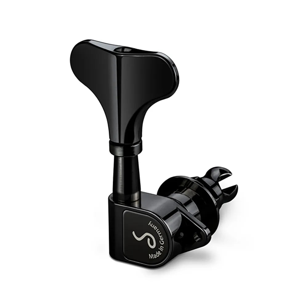 Schaller M4 90 Light Black Bass Machine Heads 4/L 1:20 Gear Ratio