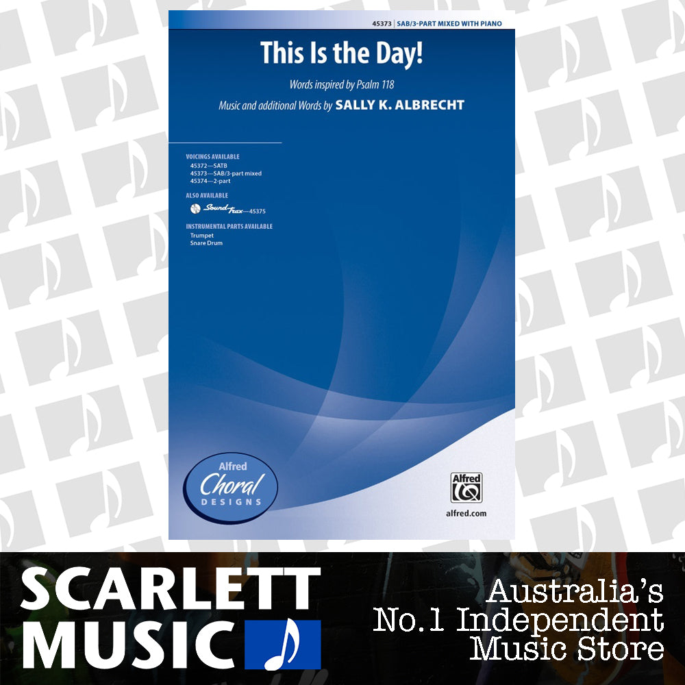 This is the Day SAB Choral Sheet Music — view 2