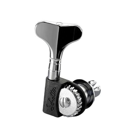 Schaller Bass Tuner 2/2 Chrome BM Light 10270203 with 1:22 Gear Ratio and Precision-Crafted Components